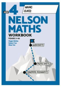 NELSON MATHS BOOK 4 STUDENT WORKBOOK Cover