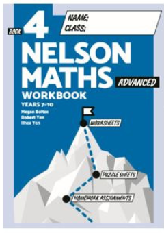 NELSON MATHS BOOK 4 ADVANCED STUDENT WORKBOOK Cover