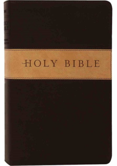 NLT PREMIUM BIBLE DARK BROWN (RED LETTER EDITION) Cover
