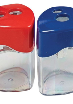 SHARPENER DOUBLE METAL WITH BARREL Cover