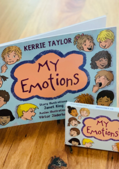 MY EMOTIONS BOOK AND FLASHCARDS BUNDLE Cover