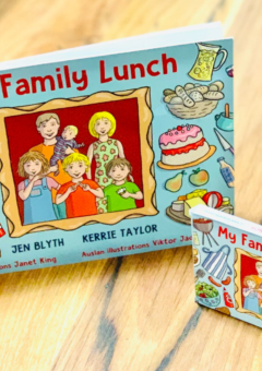 MY FAMILY LUNCH BOOK AND FLASHCARDS BUNDLE Cover