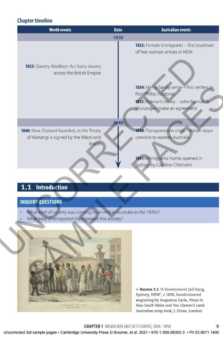 ANALYSING AUSTRALIAN HISTORY VCE UNITS 3&4: CREATING A NATION (1834  2008)