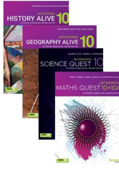 JACARANDA YEAR 10 VALUE BUNDLE VICTORIAN CURRICULUM Cover