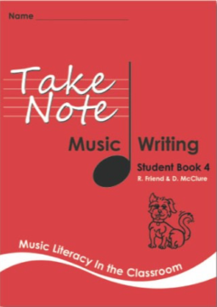 TAKE NOTE MUSIC: STUDENT WRITING BOOK 4 3E Cover
