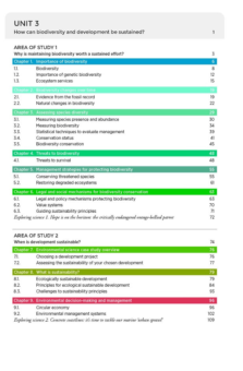 ISSUES OF SUSTAINABILITY VCE UNITS 3&4 5E