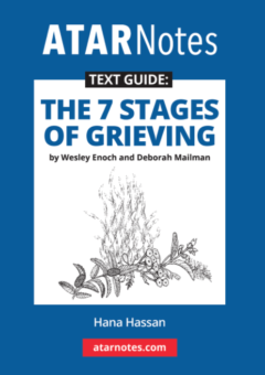 ATAR NOTES TEXT GUIDE: THE 7 STAGES OF GRIEVING Cover