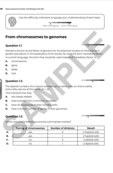 NEAP ASSESSMENT SERIES: VCE BIOLOGY 1&2 (2022–2026 STUDY DESIGN)