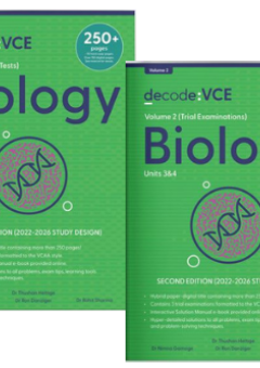 DECODE VCE BIOLOGY UNITS 3&4 2022 - 2026: TOPIC TEST AND EXAM VALUE BUNDLE 2E Cover