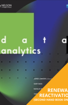 NELSON DATA ANALYTICS VCE UNITS 3&4 STUDENT BOOK 5E REACTIVATION EBOOK (eBook only) Cover