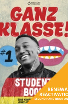 GANZ KLASSE! 1 STUDENT BOOK REACTIVATION (Reactivation) Cover