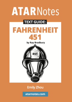 ATAR NOTES TEXT GUIDE: FAHRENHEIT 451 Cover