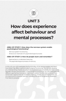 NEAP ASSESSMENT SERIES: VCE PSYCHOLOGY UNITS 3&4