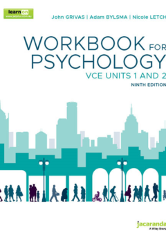 JACARANDA WORKBOOK FOR PSYCHOLOGY VCE UNITS 1&2 9E Cover
