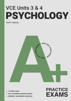 A+ PSYCHOLOGY VCE UNITS 3&4 PRACTICE EXAMS 3E Cover