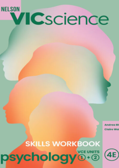NELSON VICSCIENCE PSYCHOLOGY VCE UNITS 1&2 SKILLS WORKBOOK 4E Cover