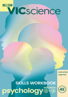 NELSON VICSCIENCE PSYCHOLOGY VCE UNITS 3&4 SKILLS WORKBOOK 4E Cover