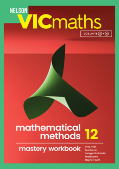 NELSON VICMATHS YEAR 12 MATHEMATICAL METHODS MASTERY WORKBOOK Cover