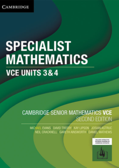 CAMBRIDGE SENIOR MATHS: SPECIALIST MATHS VCE UNITS 3&4 STUDENT BOOK + EBOOK 2E Cover