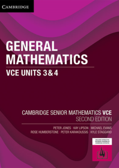 CAMBRIDGE SENIOR MATHS: GENERAL MATHS VCE UNITS 3&4 EBOOK 2E (eBook only) Cover