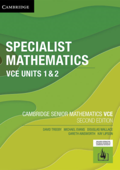 CAMBRIDGE SENIOR MATHS: SPECIALIST MATHS VCE UNITS 1&2 EBOOK 2E (eBook only) Cover