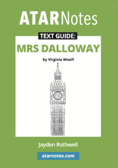 ATAR NOTES TEXT GUIDE: MRS DALLOWAY Cover