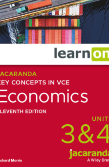 JACARANDA KEY CONCEPTS IN VCE ECONOMICS 2 UNITS 3&4 LEARNON EBOOK 11E (eBook only) Cover