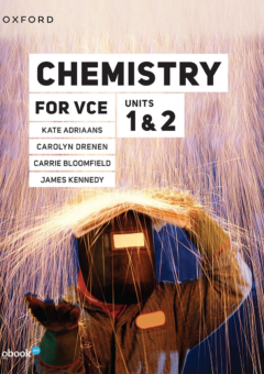 OXFORD CHEMISTRY FOR VCE UNITS 1&2 STUDENT BOOK + OBOOK PRO Cover