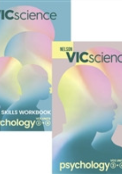 NELSON VICSCIENCE PSYCHOLOGY VCE UNITS 3&4 STUDENT BOOK & WORKBOOK VALUE PACK 4E Cover
