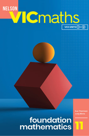 NELSON VICMATHS YEAR 11 FOUNDATION MATHEMATICS STUDENT EBOOK (eBook only) Cover
