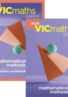 NELSON VICMATHS YEAR 11 MATHEMATICAL METHODS STUDENT BOOK + MASTERY WORKBOOK VALUE PACK Cover