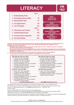 LITERACY VOCATIONAL MAJOR UNITS 1&2 COURSEBOOK