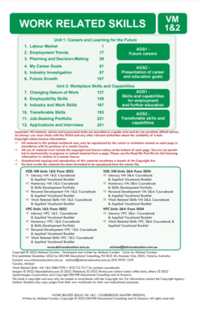 WORK RELATED SKILLS VOCATIONAL MAJOR UNITS 1&2 COURSEBOOK