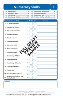 NUMERACY VICTORIAN PATHWAYS CERTIFICATE UNITS 1&2 COURSEBOOK