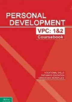 PERSONAL DEVELOPMENT VICTORIAN PATHWAYS CERTIFICATE UNITS 1&2 COURSEBOOK Cover