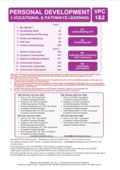 PERSONAL DEVELOPMENT VICTORIAN PATHWAYS CERTIFICATE UNITS 1&2 COURSEBOOK