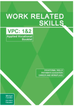 WORK RELATED SKILLS VICTORIAN PATHWAYS CERTIFICATE UNITS 1&2: APPLIED VOCATIONAL BOOKLET Cover