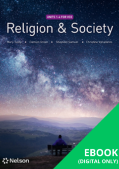 RELIGION & SOCIETY VCE UNITS 1 - 4 STUDENT EBOOK 2E (eBook only) Cover