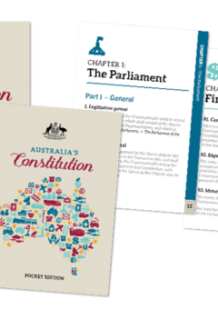AUSTRALIAN CONSTITUTION (POCKET EDITION) Cover