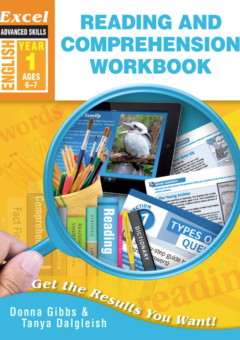 EXCEL ADVANCED SKILLS WORKBOOKS: READING AND COMPREHENSION WORKBOOK YEAR 1 Cover