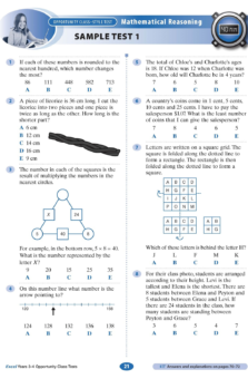 EXCEL OPPORTUNITY CLASS TESTS YEARS 3-4