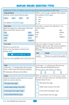 EXCEL NAPLAN STYLE LITERACY TESTS YEAR 2