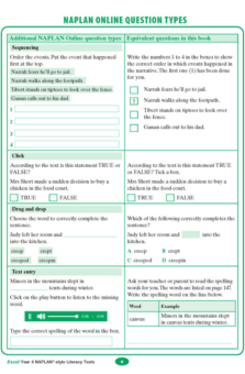 EXCEL NAPLAN STYLE LITERACY TESTS YEAR 4