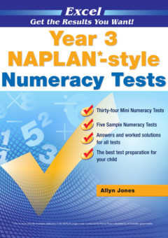 EXCEL NAPLAN STYLE NUMERACY TESTS YEAR 3 Cover