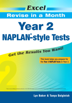 EXCEL REVISE IN A MONTH NAPLAN STYLE TESTS YEAR 2 Cover