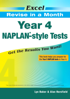 EXCEL REVISE IN A MONTH NAPLAN STYLE TESTS YEAR 4 Cover