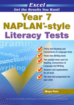 EXCEL NAPLAN STYLE LITERACY TESTS YEAR 7 Cover
