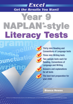 EXCEL NAPLAN STYLE LITERACY TESTS YEAR 9 Cover