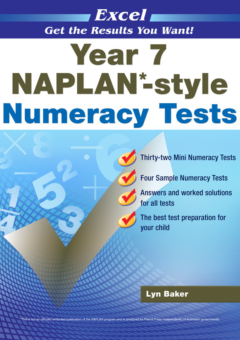 EXCEL NAPLAN STYLE NUMERACY TESTS YEAR 7 Cover