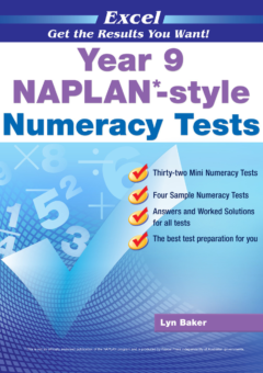 EXCEL NAPLAN STYLE NUMERACY TESTS YEAR 9 Cover